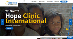 Desktop Screenshot of hopeclinicinternational.org