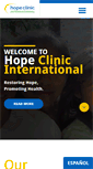 Mobile Screenshot of hopeclinicinternational.org